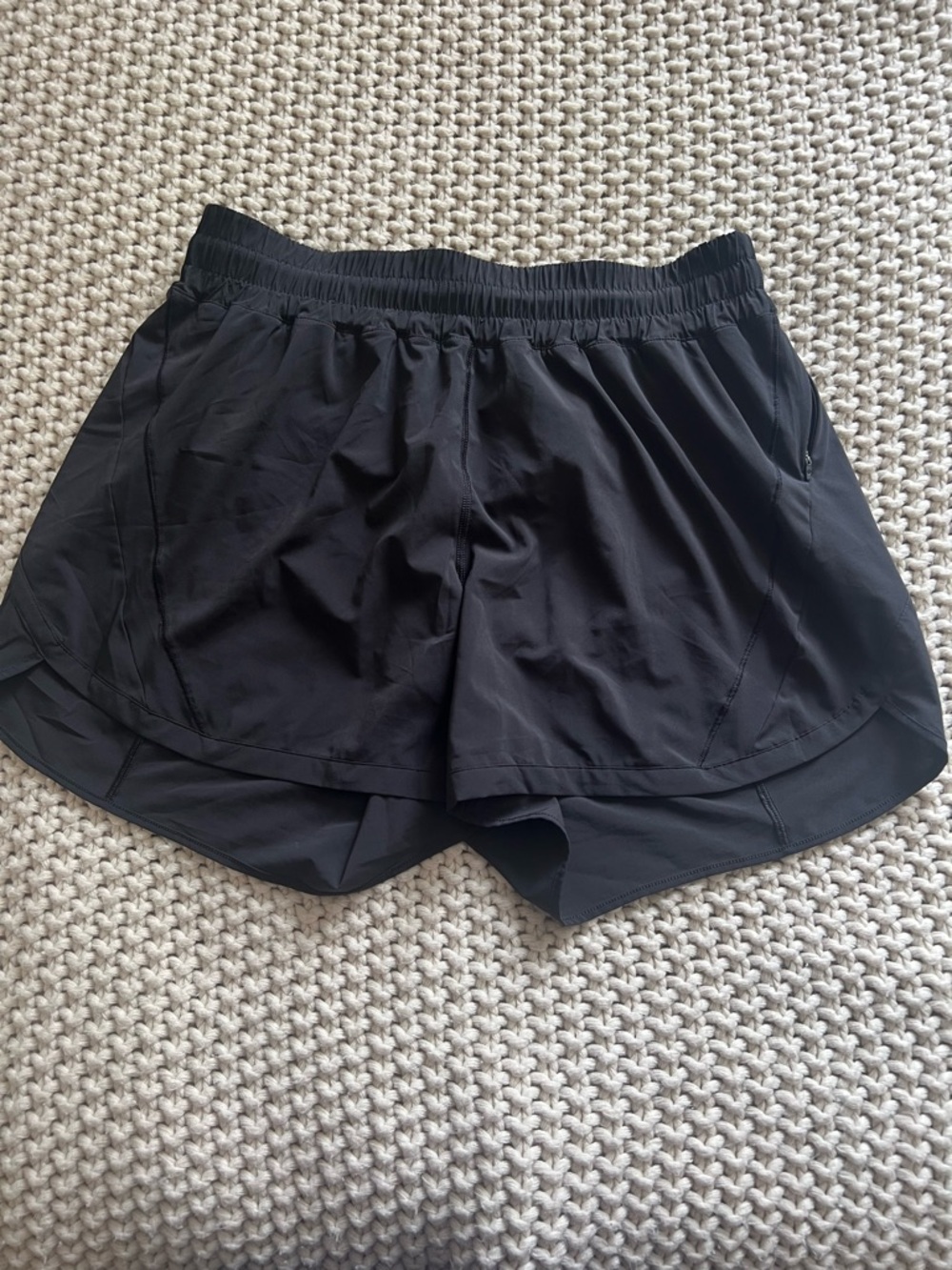 lululemon athletica Black Layered Running Shorts